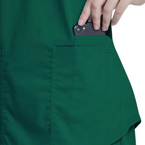 ชุดเครื่องแบบขัดพยาบาลของผู้ชายชุดเครื่องแบบโรงพยาบาลสีพื้นมีเชือกผูก - Product Image 6