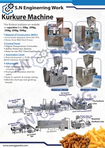 Nouvelle machine à fabriquer des Kurkure automatique à grande capacité en acier inoxydable 304 électrique avec 1 an de garantie pour usage industriel - Product Image 4