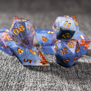 Premium Resin <b>Polyhedral</b> <b>Dice</b> Set Handmade Eco-Friendly Durable 7-Piece Gaming <b>Dice</b> for Gifting Tradebyd - Product Image 3