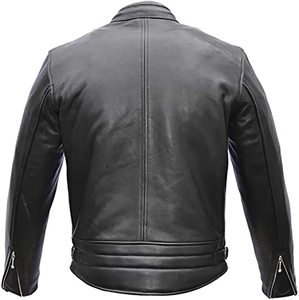 Chaqueta de Cuero con Rayas de Brock Tom Hardy - Product Image 2