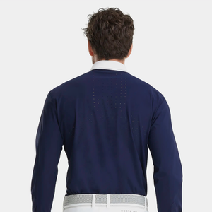 Chemises de compétition ergonomiques à manches longues pour hommes Chemises de spectacle d'équitation évacuant l'humidité Nouveau design Puissance de turbine certifiée SGS - Product Image 1