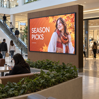 Écran LED d'intérieur P1.87 Flip Chip COB pour affichage publicitaire, mur vidéo pour centre commercial, fourniture pour projets de distributeurs mondiaux
