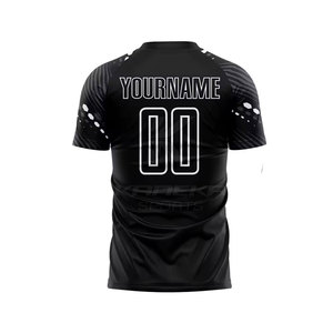 Nouveau style de maillot de sublimation à manches courtes, respirant, pour l'été, de haute qualité, 100% polyester, tissu en maille lisse, confortable à porter - Product Image 2
