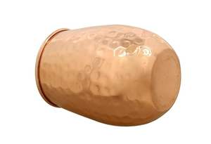 แก้วทัมเบลอร์ทองแดงแท้ทำด้วยมือถ้วยดื่มอายุรเวทแบบดั้งเดิมของอินเดียเพื่อประโยชน์ต่อสุขภาพและการตกแต่งบ้านที่หรูหรา - Product Image 3