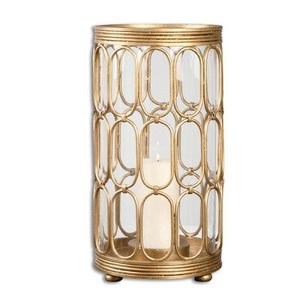 Bougeoir moderne en métal de luxe Décoration de maison élégante Styliste Lightning Design pour mariage Noël Tous les jours Occasions spéciales - Product Image 1