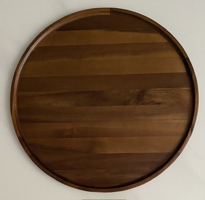 Acacia Serving Round tray Acacia wood FSC 100% - Product Image 2