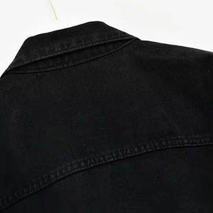 Offre Spéciale vêtements décontractés grande taille sur mesure femmes manches longues Jean veste 100% coton hiver veste unie pour les femmes - Product Image 5
