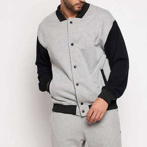 Veste de baseball vintage pour homme, mélange de laine, toile, classique, sportive, décontractée, bomber, collège, 2026 - Product Image 1