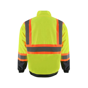 Vêtements réfléchissants pour hommes de super qualité Veste de sécurité haute visibilité Logo personnalisé Vêtements de travail industriels Veste de sécurité réfléchissante - Product Image 3