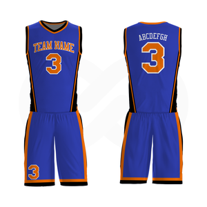 Maillot et short de basket-ball réversibles OEM-Vêtements de sport d'équipe en tissu de haute qualité avec logo personnalisé - Product Image 3