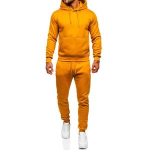 Custom <b>Men's</b> Premium Quality Pullover Tracksuit <b>Thermal</b> Polyester Cotton Street Wear for Winter Season - Product Image 1