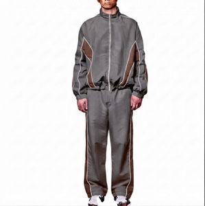 Servicio OEM ODM, Fabricante de Ropa Personalizada, Sudaderas con Cierre, Pantalones Deportivos Acampanados, Conjunto Deportivo de Corte Regular, Estilo Nuevo de Invierno, Logotipo Personalizado - Product Image 6