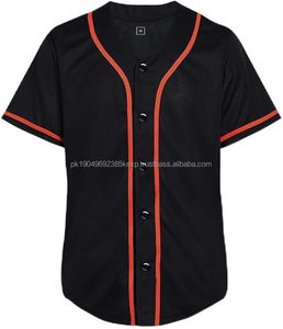Blank Baseball Jersey Short Sleeve Plain Jersey <b>Shirt</b> Sports Uniform for <b>Men</b> Women(White, Black, Red,Blue,S-3XL) - Product Image 1