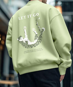 Camisetas de Fábrica en Oferta, Sudaderas de Alta Calidad, Sudadera de Algodón Lisa Extra Grande para Hombre, Sudadera Personalizada de Peso Estándar, Sudadera de Cuello Redondo Estilo Urbano - Product Image 6