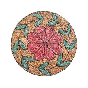 Luxury Glass Beaded Placemat by Indian Exporters for Wedding & Christmas Party <b>Table</b> Decor <b>Low</b> Price - Product Image 4