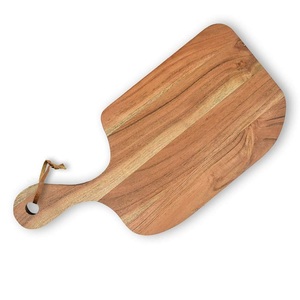 Tablas de Cortar para Alimentos, Tabla de Cortar Pescado de Madera, Tabla de Picar Redonda de Madera de Acacia, Accesorios para Tabla de Cortar Colgante - Product Image 6