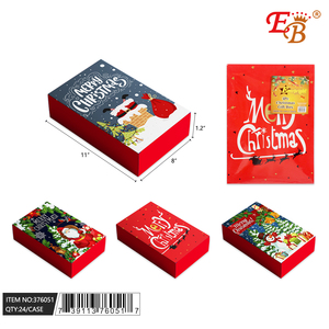 11 \ "X8 \" X1.2 \ "4-PC Caja de regalo de Navidad 24PCS/Cartón Suministros festivos de vacaciones - Product Image 1
