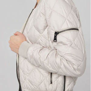 Custom Made Logo Quilted Padded Canvas Thin Lightweight High Quality Bomber <b>Jacket</b> for <b>Men</b> Winter Season - Product Image 3