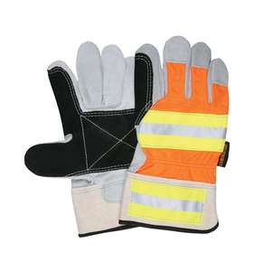 Guantes de Seguridad Industriales Reforzados con Cuero con Agarre Fuerte para Construcción, Mantenimiento, Proyectos de Petróleo y Gas y Tareas al Aire Libre - Product Image 1