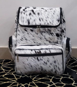 Sac à dos en cuir véritable de qualité supérieure, en cuir de vache, avec fermeture éclair, pour voyage, ordinateur portable, école, multifonction, grande capacité, 20-35L, unisexe, HNBP-0026 - Product Image 6