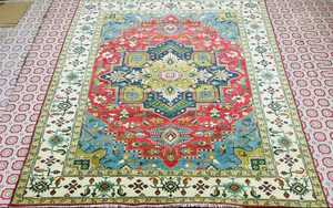 Alfombras de lana anudadas a mano personalizables de Sherapi Patrón abstracto hecho a mano para uso doméstico o hotelero - Product Image 5