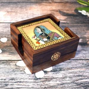 Rabeh Factory direct sales of high quality round <b>heat</b>-resistant custom <b>coaster</b> tea cup <b>coaster</b> wooden <b>coaster</b> - Product Image 6