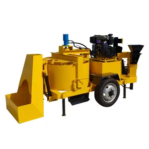 M7m1 Twin head Mobile Diesel Manual Soil Brick Making Machine