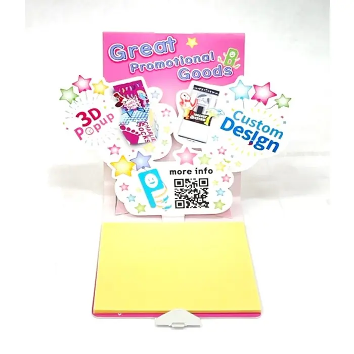 Journal Butterfly Shaped Sticky Note With Colorful Vibrant Design