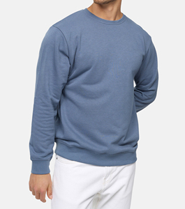 Nouveau design 100% coton 300 GSM pull sweat respirant col rond chaud hiver sweat pour hommes - Product Image 3