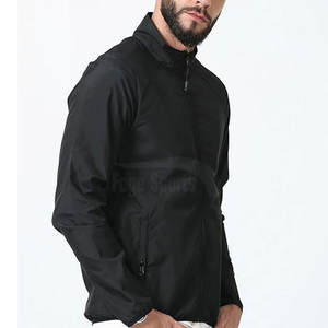 Best Material <b>Men</b> Satin <b>Jackets</b> Front Logo <b>Waterproof</b> Breathable Casual Smart Winter <b>Jackets</b> - Product Image 3