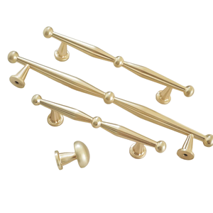 Tiradores de puerta de armarios de cocina largos de peltre corto de aspecto moderno, tiradores y perillas de muebles, tiradores de armario de oficina en casa, precio barato - Product Image 4