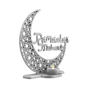 Centro de Mesa Islámico Elegante de Metal Artístico Moderno Hecho a Mano con Color Personalizado, Decoración de Ramadán Mubarak, Exhibición para el Hogar en Ramadán y Eid - Product Image 3