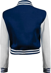 Custom logo Blank Varsity <b>Jacket</b> Wool Letterman <b>Leather</b> Pocket Baseball Varsity Plain <b>Bomber</b> <b>Jacket</b> <b>for</b> <b>Women</b> - Product Image 6