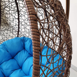 Popular design Rattan wicker <b>swing</b> <b>egg</b> <b>chair</b> hanging playroom furniture <b>garden</b> decoration - Product Image 3