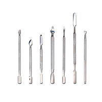 Multi Color Unisex Nail Cleaning Manicure Pedicure Tools Poussoirs à cuticules Haute Qualité Sharp Double Usage Nails Cuticule Pusher