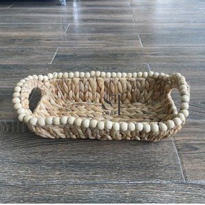 ถาดรองน้ำทำจากเวียดนามถาดเสิร์ฟพร้อมที่จับตกแต่งบ้านเป็นมิตรต่อสิ่งแวดล้อม - Product Image 4