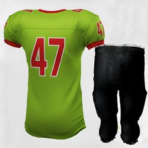 Vêtements de sport pour hommes de haute qualité, ensembles d'uniformes de football américain et de football, légers, 100% polyester, couleurs personnalisables, service OEM - Product Image 2