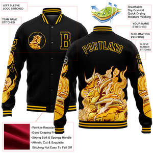 Hombres Varsity Béisbol Bomber Letterman Chaqueta Recubierta Patchwork Calidad Premium Estilo Universitario - Product Image 6