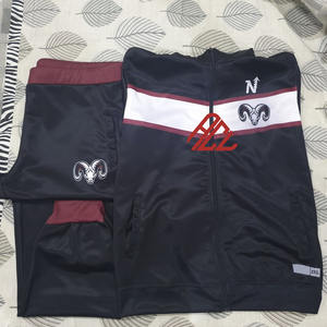 Vente en gros Costume coupe-vent personnalisé Costume de jogging d'entraînement en nylon Ensemble coupe-vent Vêtements de rue Costume coupe-vent pour hommes - Product Image 2