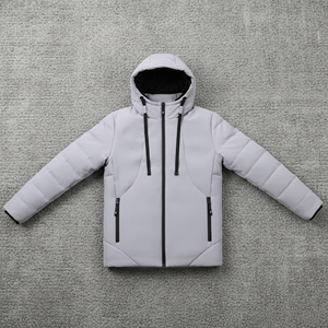 แจ็กเก็ตขนเป็ดแบบลำลองสำหรับผู้ชายเสื้อแจ็คเก็ตขนเป็ดกันลมพิมพ์โลโก้ตามสั่ง - Product Image 2