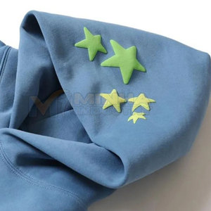 Sweats à capuche surdimensionnés légers avec impression en relief, qualité supérieure, vêtements décontractés, sweats à capuche avec impression en relief - Product Image 4