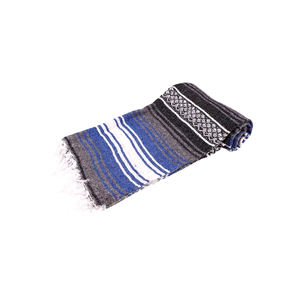 ผ้าห่มขนสัตว์ Falsa สีน้ำเงินเข้มผ้าห่มขนสัตว์สีฟ้าขนาดใหญ่ออกแบบได้ตามต้องการ - Product Image 4