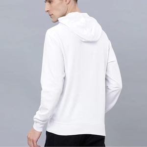 100% coton personnalisé votre propre logo pull à capuche avec poche kangourou respirant pull à capuche basiques coton mélangé - Product Image 2