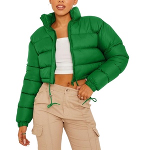 High Quality 2026 Women Thick Puffer Jacket Winter Warm Bubble Coat Cotton Filling Soft <b>Quilted</b> Padded Jacket With Custom Logo - Product Image 1
