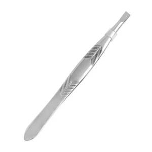 Herramienta profesional duradera para cortar y recortar cejas de acero inoxidable, pinzas para cejas para entrenamiento de maquillaje permanente - Product Image 1