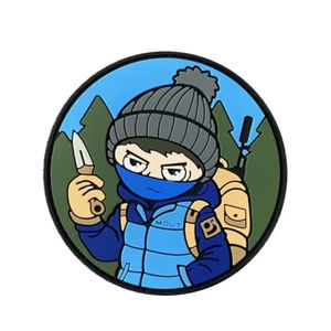 Etiquetas de logotipo 3D de goma de diseño personalizado Parches de goma con letras en relieve de Pvc Alfabeto Toalla Ropa Parches de Pvc Logotipo personalizado - Product Image 2