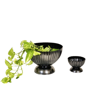 Bol en métal décoratif en acier inoxydable fini antique en cuivre pour fleurs Table Top décoratif nouveau Design Vase de décoration florale - Product Image 4