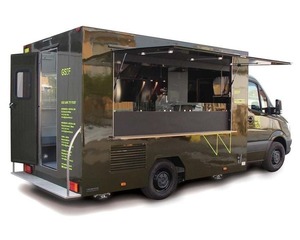 Mobile Food <b>Trailer</b> Truck Fully Catering Equipped Tow Bar Stainless Steel Street Vending Kitchen Box <b>Car</b> hotdog pizza Source - Product Image 5