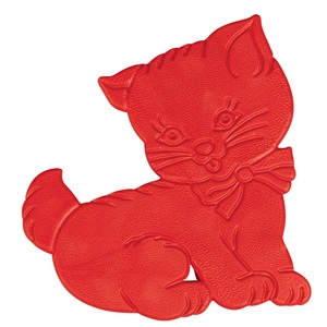 Juego de 5 pegatinas antideslizantes para ducha o bañera con forma de gatitos, 12,5x11 cm - Product Image 5