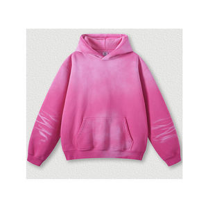 Conjuntos de chándal desgastados, chándales apilados Vintage personalizados, chándal de lavado ácido acampanado, pantalones de chándal y conjunto de Sudadera con capucha para hombres - Product Image 1